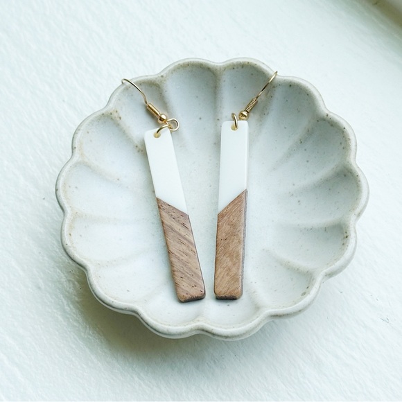 Boho Geometric Dangle Earrings - Picture 2 of 8